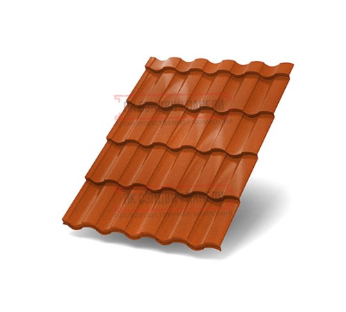 Металлочерепица Монтекристо-ML Copper/Copper AGNETA-20-0.5