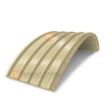 Сэндвич-панели арочные с минеральной ватой, ширина 1000 мм, толщина 60 мм, 0.5/0.5, RAL1014