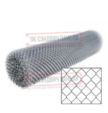 Сетка рабица оцинкованная 1,8x10 м, ячейка 50x50x1,6.